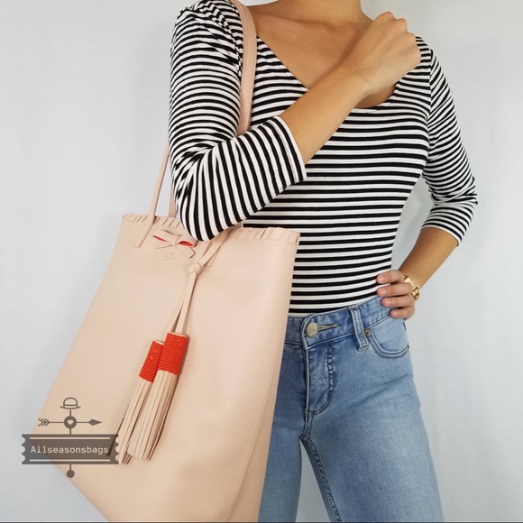 Kate spade Au Naturel Purpose Tote Tassel Nwt Bag - Picture 2 of 6